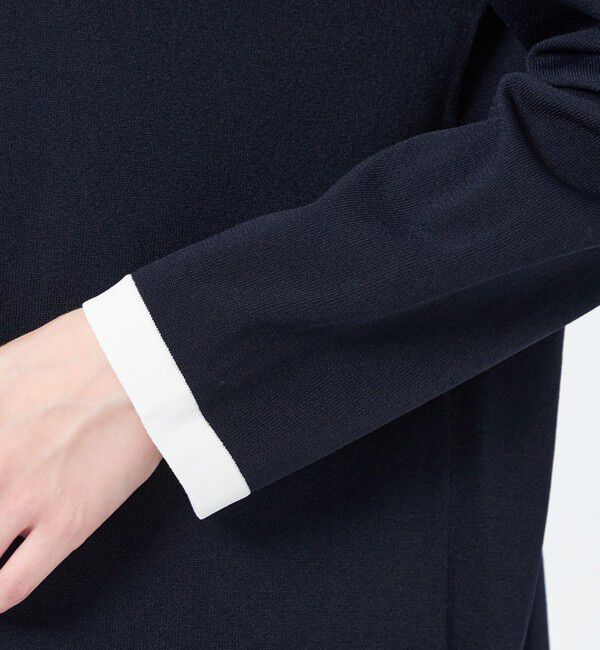 MACKINTOSH PHILOSOPHY「【25年秋冬モデル】Cleric Collar Knit ワイドフィット」|ニット・セーター|