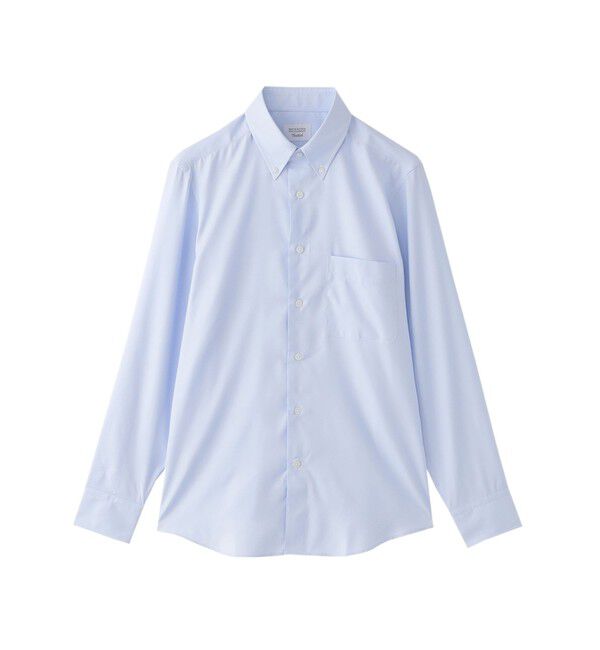 MACKINTOSH PHILOSOPHY「【WEB&一部店舗限定】トロッター ボタンダウンシャツ 無地/ストライプ/ギンガム」|シャツ・ブラウス|サックス