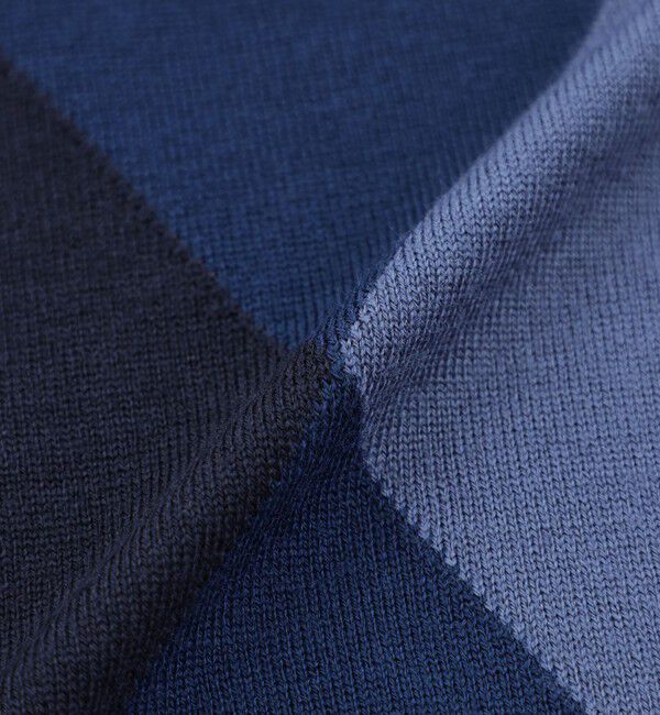 MACKINTOSH PHILOSOPHY「ビッグアーガイル クルーネックプルオーバーニット」|ニット・セーター|