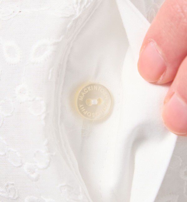 MACKINTOSH PHILOSOPHY「エンブロイダリーレースシャツ」|シャツ・ブラウス|