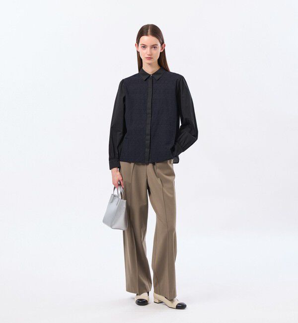 MACKINTOSH PHILOSOPHY「エンブロイダリーレースシャツ」|シャツ・ブラウス|