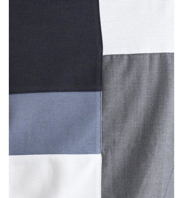 ikka「ポンチブロックスロンT」|Tシャツ・カットソー|