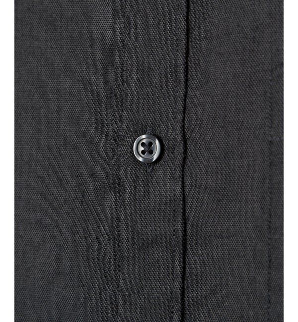 ikka「イージーケアフランネルバンドカラー」|シャツ・ブラウス|