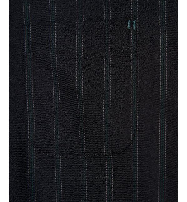 ikka「イージーケアフランネルバンドカラー」|シャツ・ブラウス|