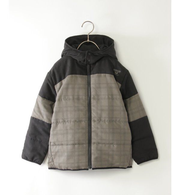 ikka kids「フード脱着チェック切り替えブルゾン（110~160cm）」|その他|