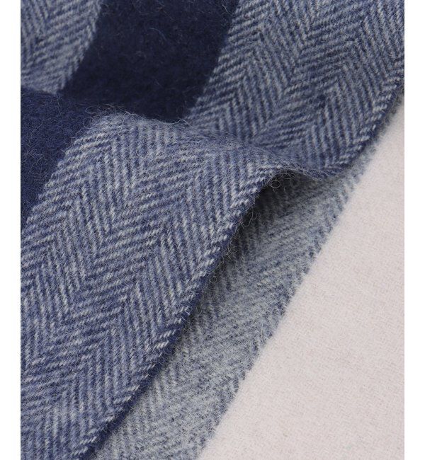 ikka「ウールパネルヘリンボーンマフラー」|マフラー|