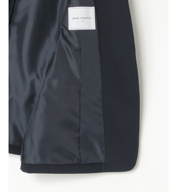 IKKA LOUNGE「【洗濯機で洗える／セットアップ対応】ウォッシャブルキーネックジャケット」|その他|