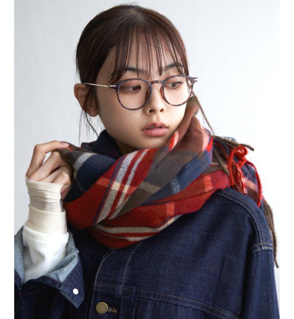 Lbc with Life「チェックストール 22AW-1」|マフラー|アカケイ