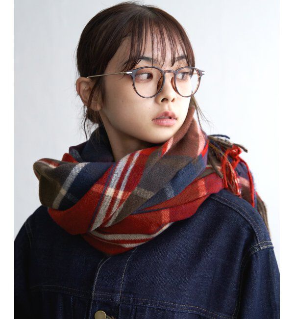 Lbc with Life「チェックストール 22AW-1」|マフラー|