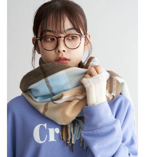 Lbc with Life「チェックストール 22AW-1」|マフラー|