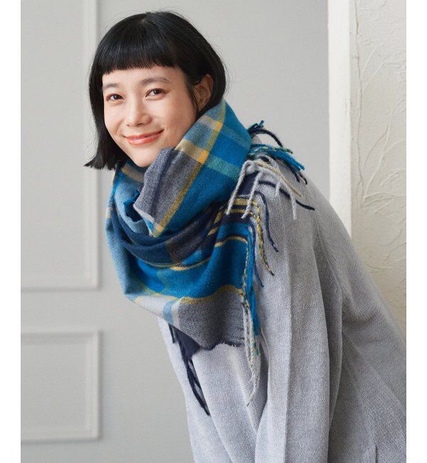 Lbc with Life「チェックストール 22AW-1」|マフラー|