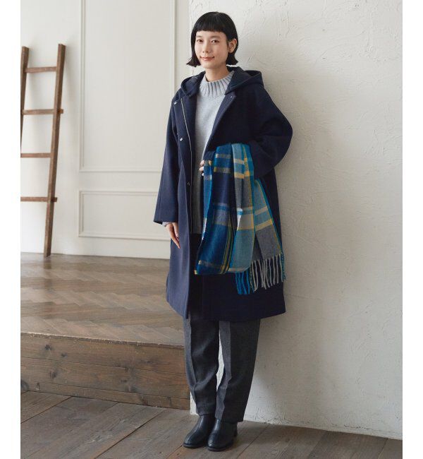 Lbc with Life「チェックストール 22AW-1」|マフラー|