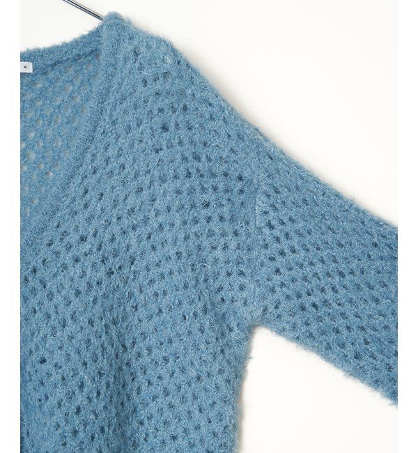 Lbc with Life「フェザーメッシュカーディガン」|カーディガン|