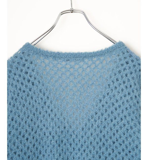 Lbc with Life「フェザーメッシュカーディガン」|カーディガン|