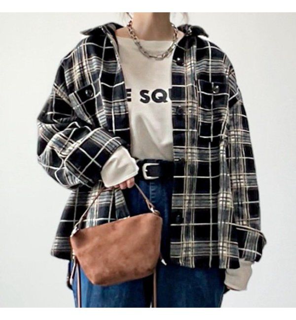 Lbc with Life「モールチェックCPOシャツ」|シャツ・ブラウス|