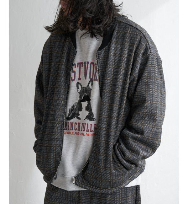 VENCE share style「ニットフリースブルゾン」|その他|