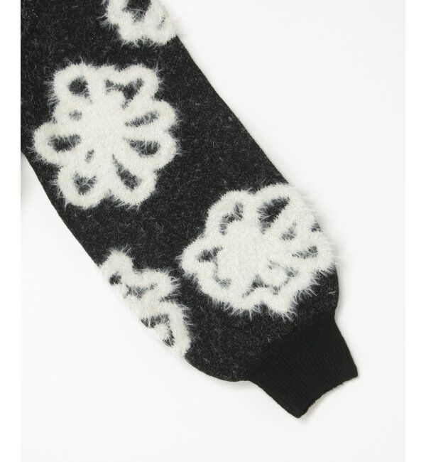 VENCE share style「BIGフラワーモチーフジャガードプルオーバー」|ニット・セーター|