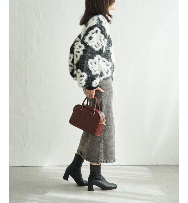 VENCE share style「BIGフラワーモチーフジャガードプルオーバー」|ニット・セーター|