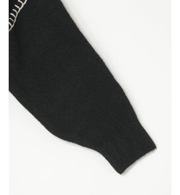 VENCE share style「配色ハンドステッチプルオーバー」|ニット・セーター|