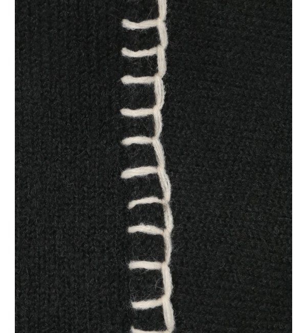 VENCE share style「配色ハンドステッチプルオーバー」|ニット・セーター|