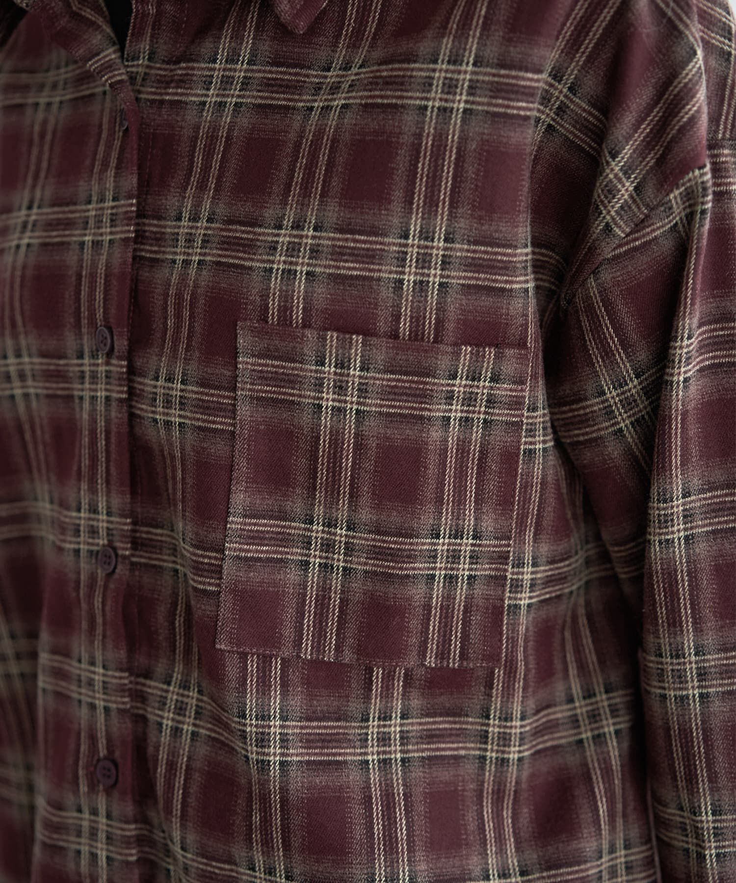 STYLE DELI「ぼかし織りチェック柄シャツ」|シャツ・ブラウス|