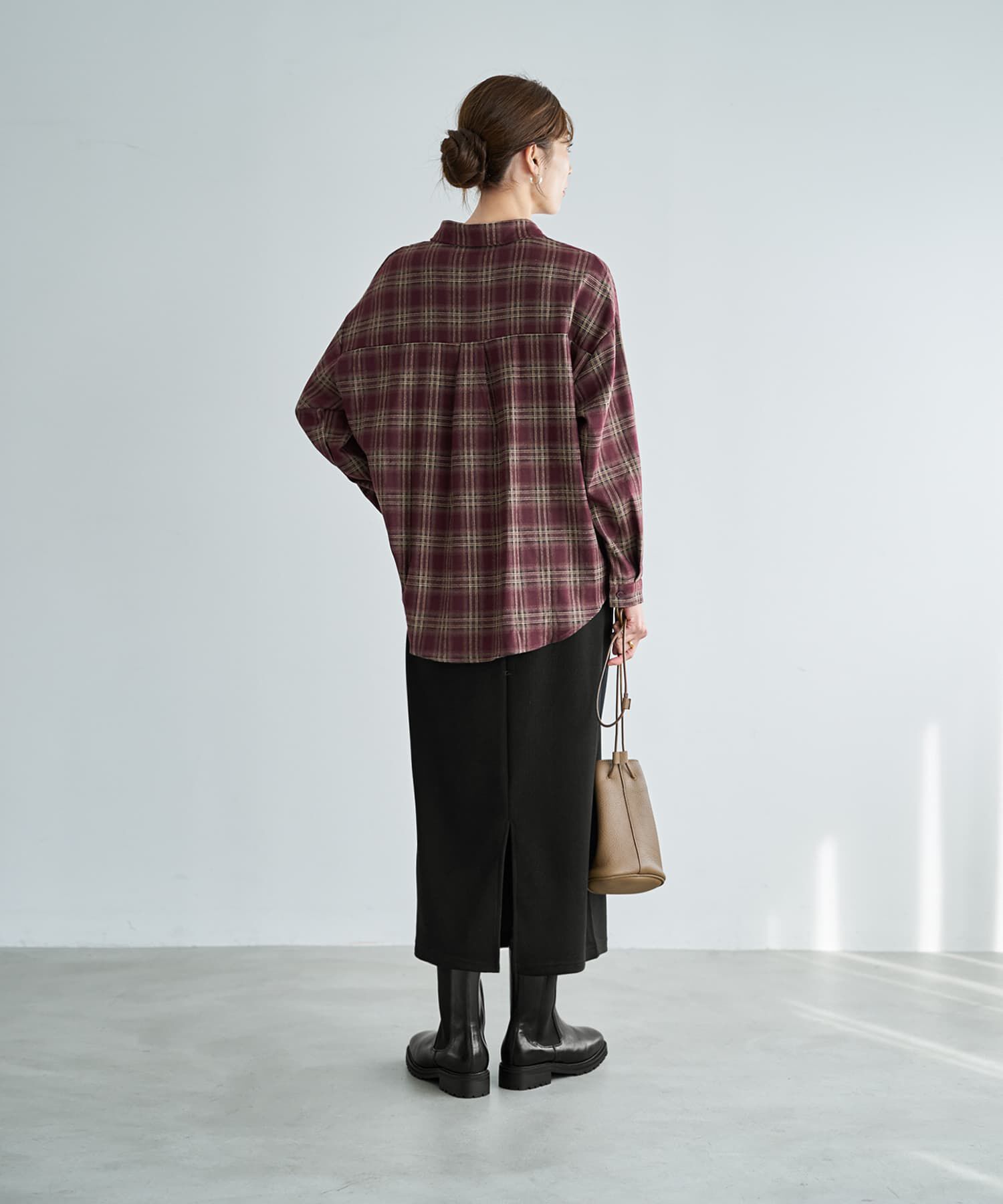 STYLE DELI「ぼかし織りチェック柄シャツ」|シャツ・ブラウス|