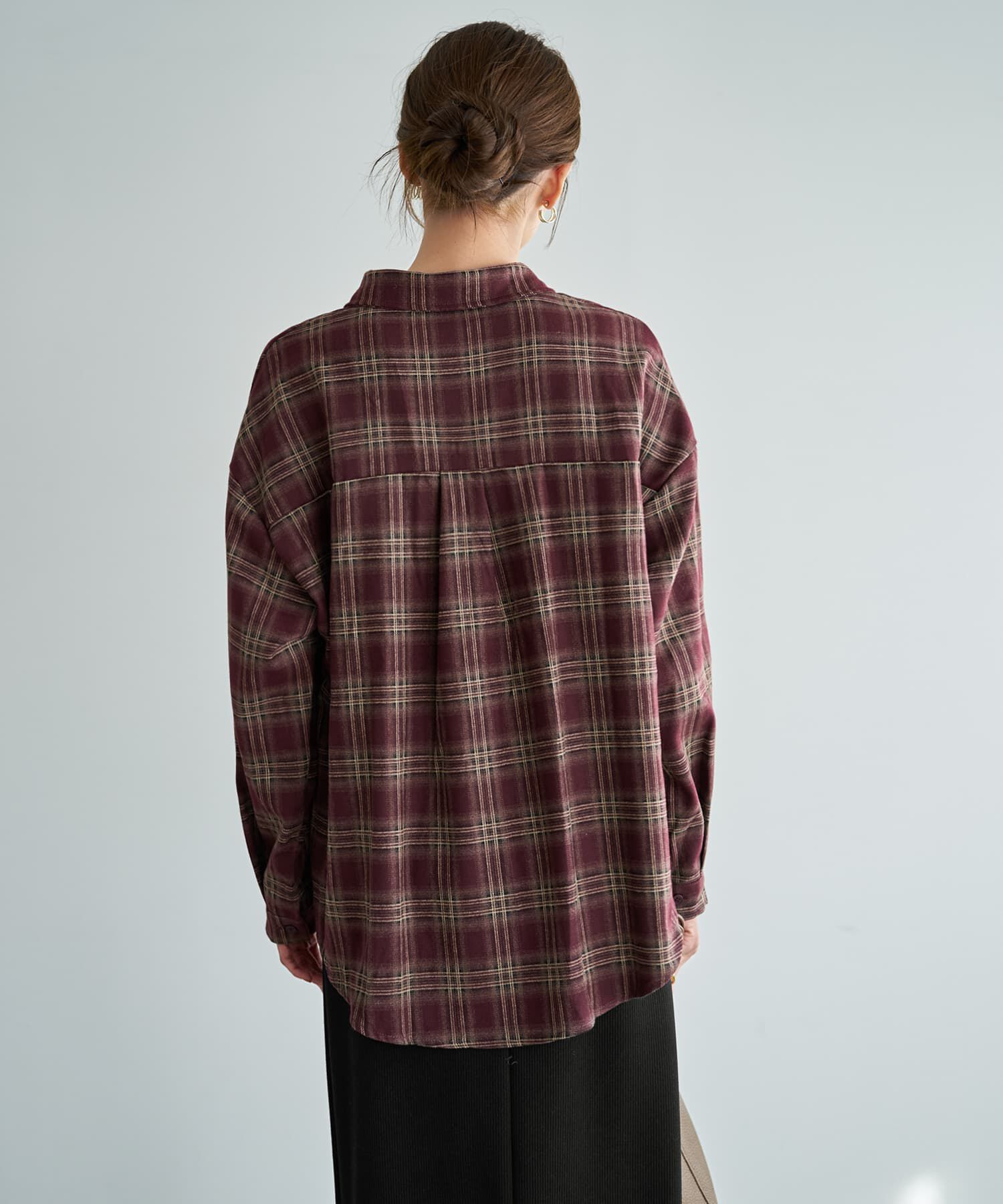 STYLE DELI「ぼかし織りチェック柄シャツ」|シャツ・ブラウス|