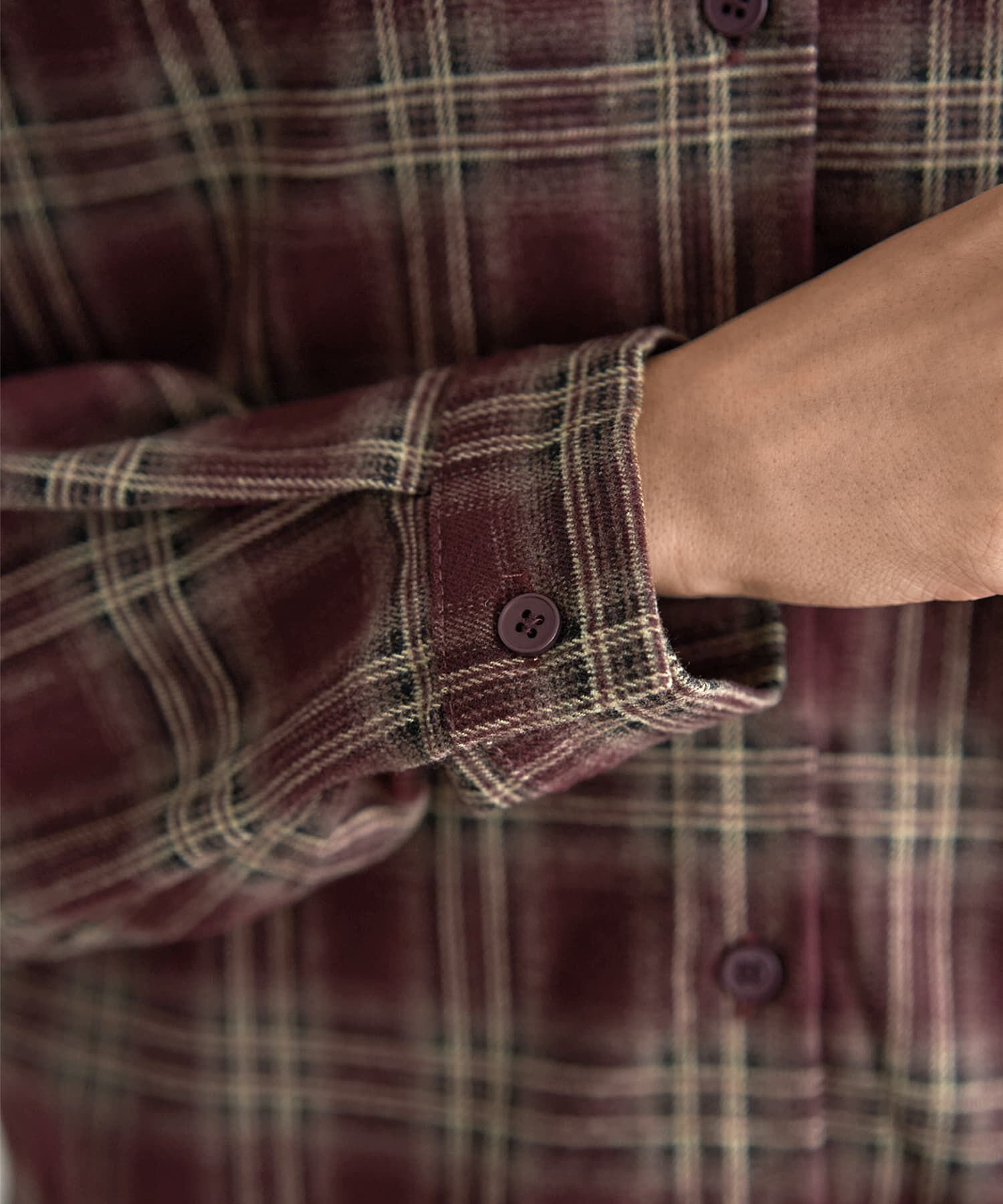 STYLE DELI「ぼかし織りチェック柄シャツ」|シャツ・ブラウス|