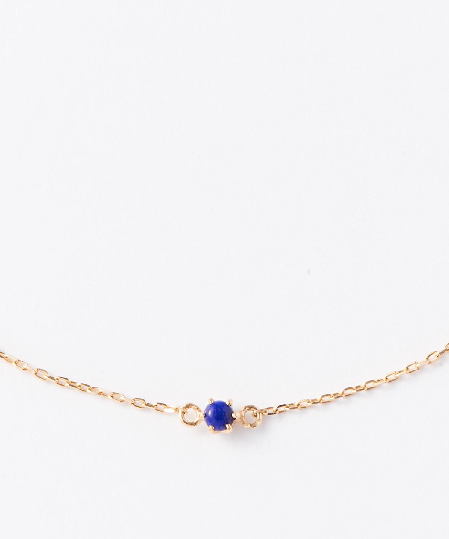 Phoebe「【K10】1粒カラーストーンブレスレット/天然石/ラピスラズリ/BOX付き」|ブレスレット・バングル|