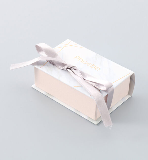 Phoebe「【K10】ホースシュービジューネックレス　ローズゴールド／BOX&ショッパーつき/全長:40cm」|ネックレス|