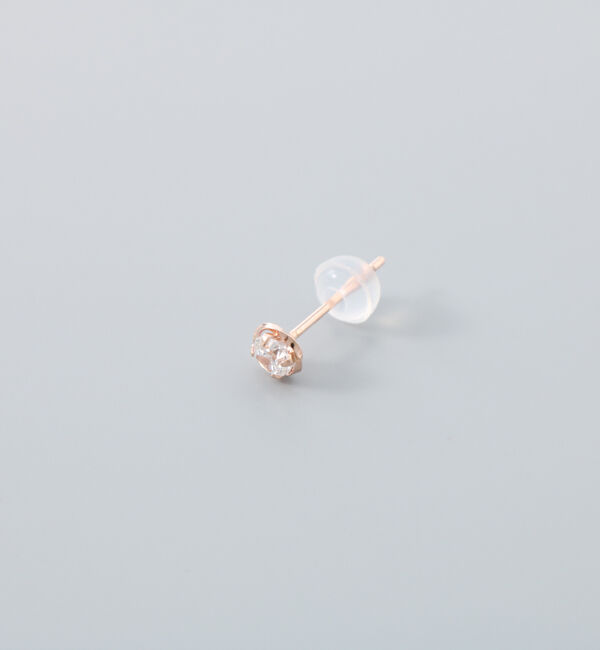 Phoebe「【K10】ローズバットピアス　ローズゴールド/BOX付き」|ピアス|