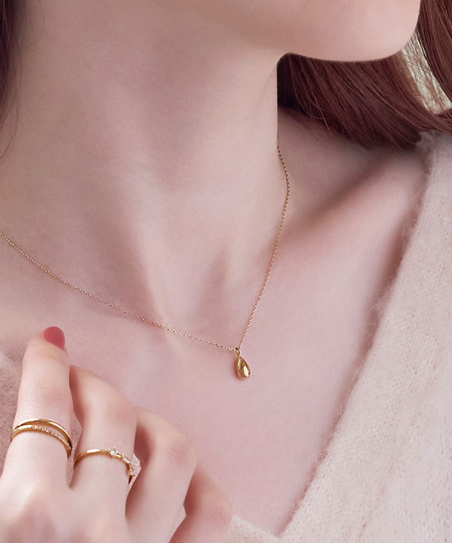 Phoebe「クラシカルドロップネックレス」|ネックレス|