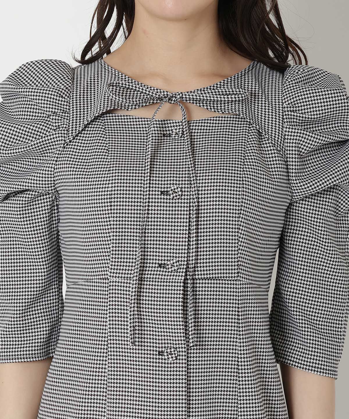 REDYAZEL「デコルテリボンあきマーメイドワンピース」|ワンピース|