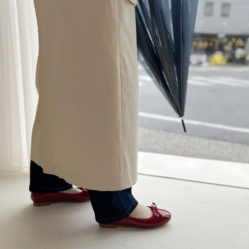 ORiental TRaffic「【防水】フラットヒールバレエレインパンプス/R-1015 レインシューズ レインパンプス 人気 トレンド」|パンプス|