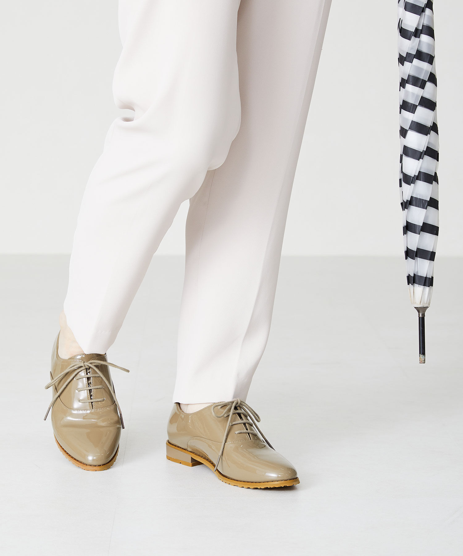 ORiental TRaffic「【防水】アーモンドトゥレースアップレインシューズ/R-1018 レインシューズ レイン 人気 定番 トレンド」|パンプス|