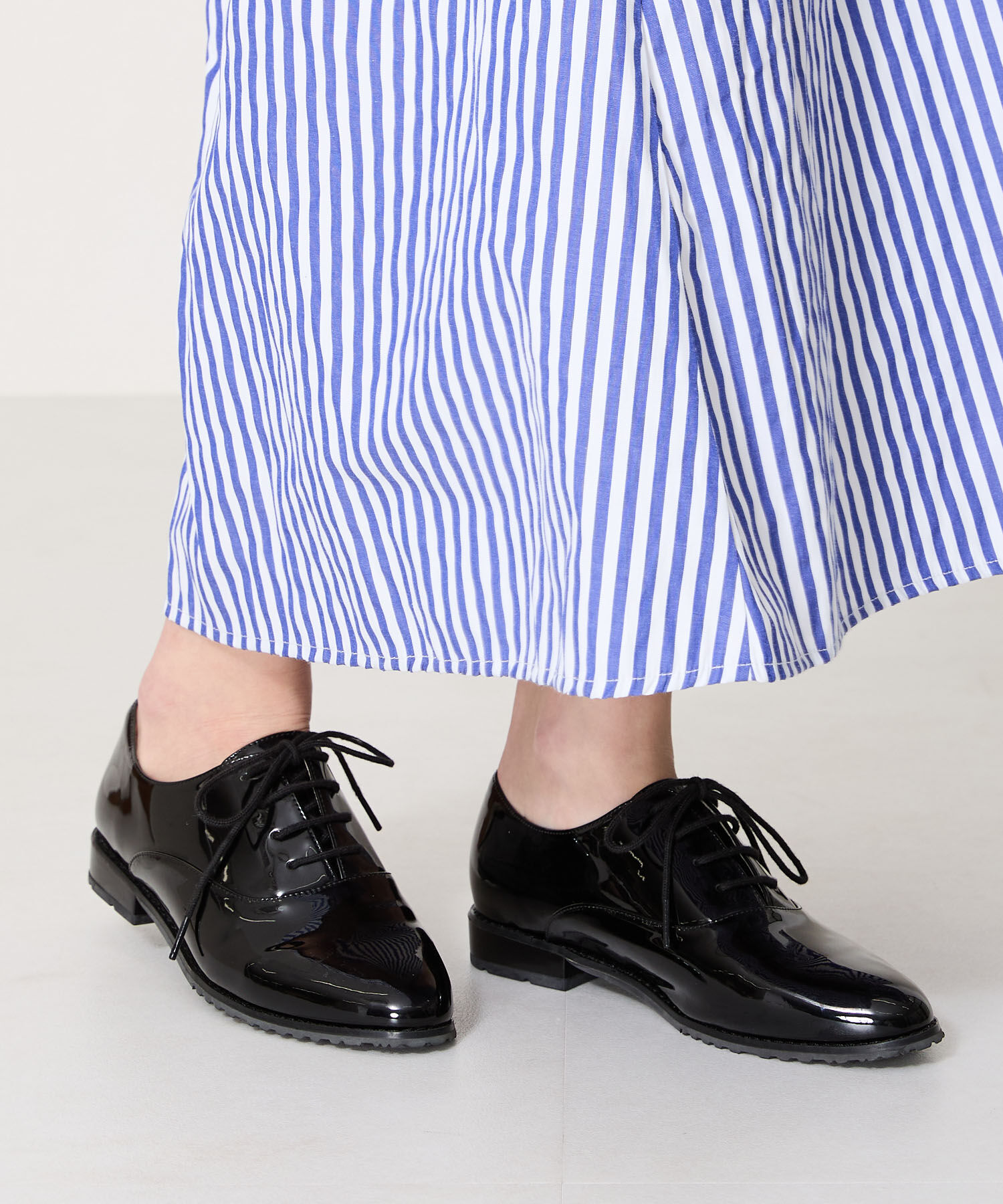 ORiental TRaffic「【防水】アーモンドトゥレースアップレインシューズ/R-1018 レインシューズ レイン 人気 定番 トレンド」|パンプス|