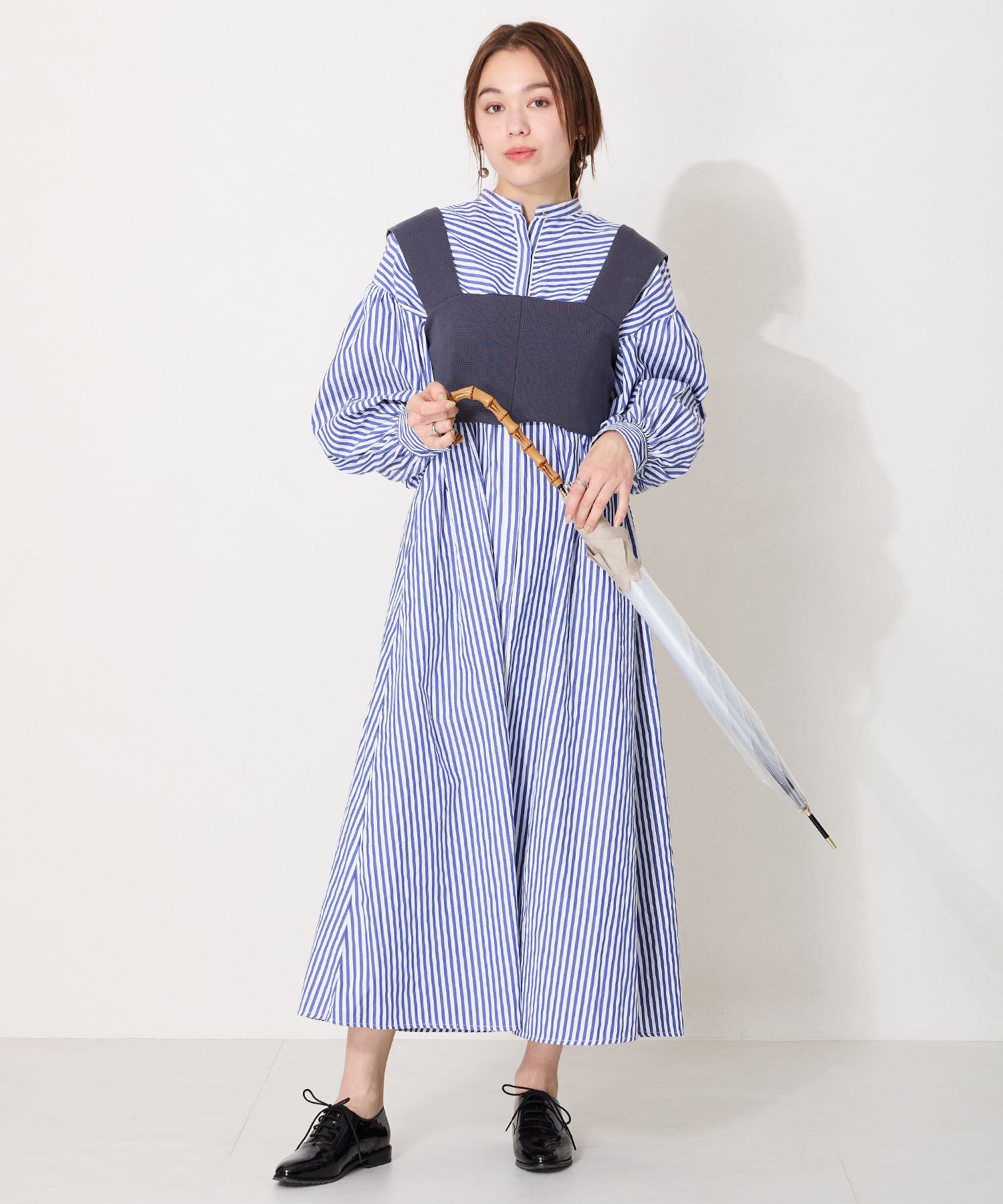 ORiental TRaffic「【防水】アーモンドトゥレースアップレインシューズ/R-1018 レインシューズ レイン 人気 定番 トレンド」|パンプス|