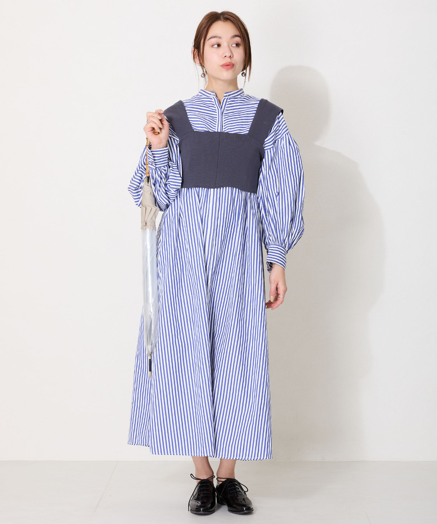 ORiental TRaffic「【防水】アーモンドトゥレースアップレインシューズ/R-1018 レインシューズ レイン 人気 定番 トレンド」|パンプス|