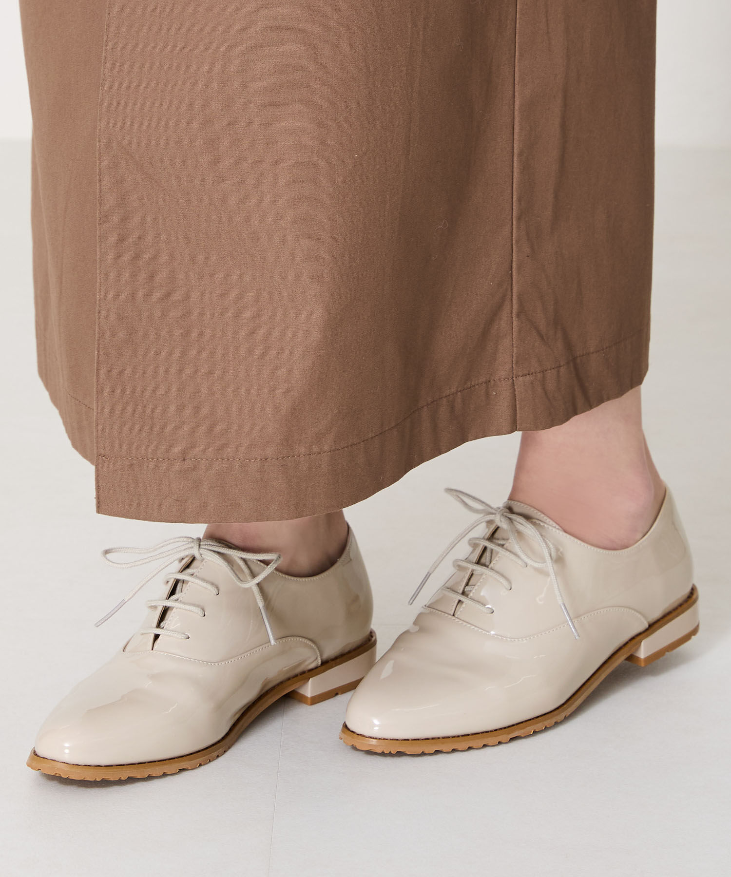 ORiental TRaffic「【防水】アーモンドトゥレースアップレインシューズ/R-1018 レインシューズ レイン 人気 定番 トレンド」|パンプス|