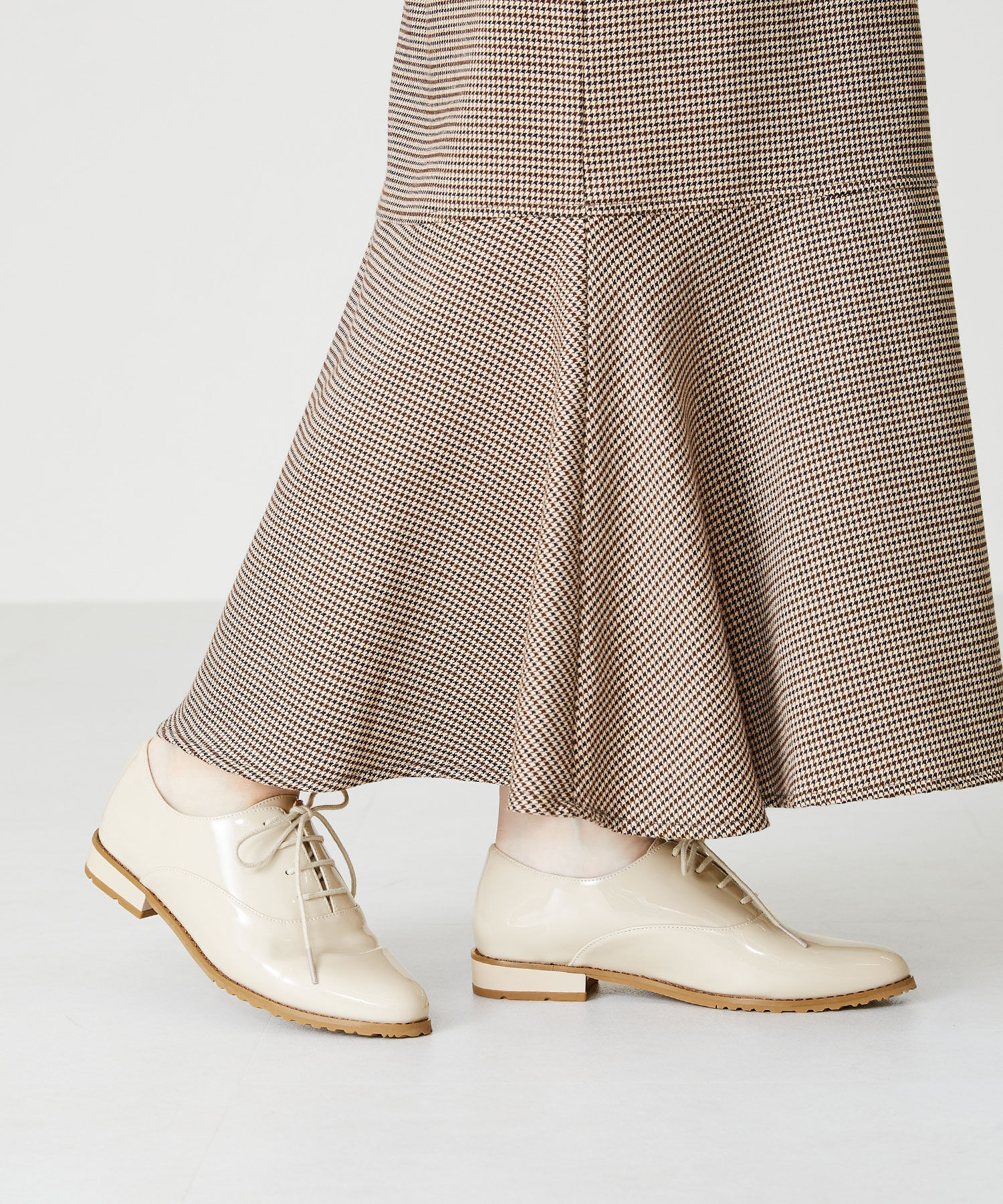 ORiental TRaffic「【防水】アーモンドトゥレースアップレインシューズ/R-1018 レインシューズ レイン 人気 定番 トレンド」|パンプス|