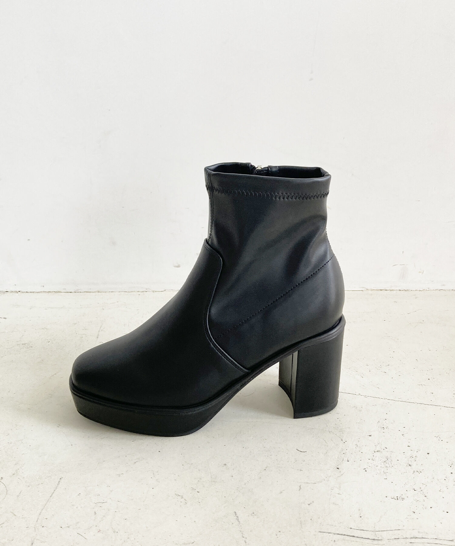 ORiental TRaffic「プラットフォームストレッチブーツ/31401」|ショートブーツ|