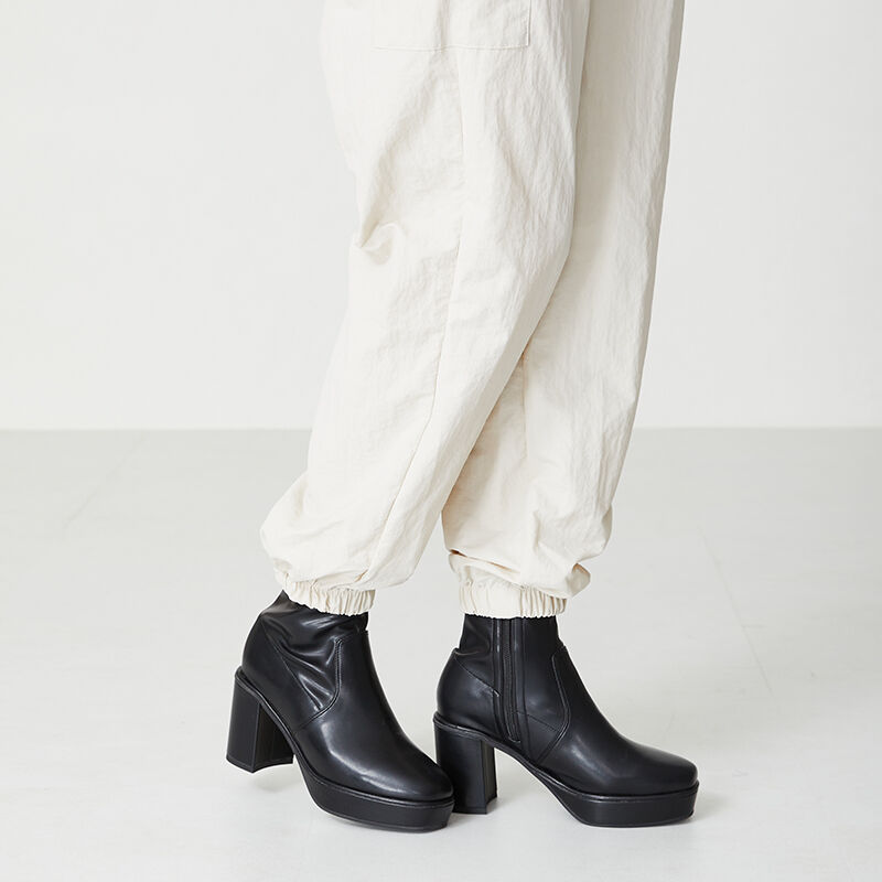 ORiental TRaffic「プラットフォームストレッチブーツ/31401」|ショートブーツ|