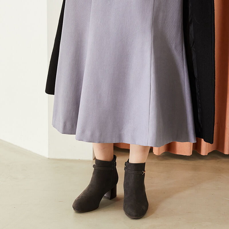 WA Oriental TRaffic「ビットモチーフミドルヒールブーツ/32406」|ショートブーツ|