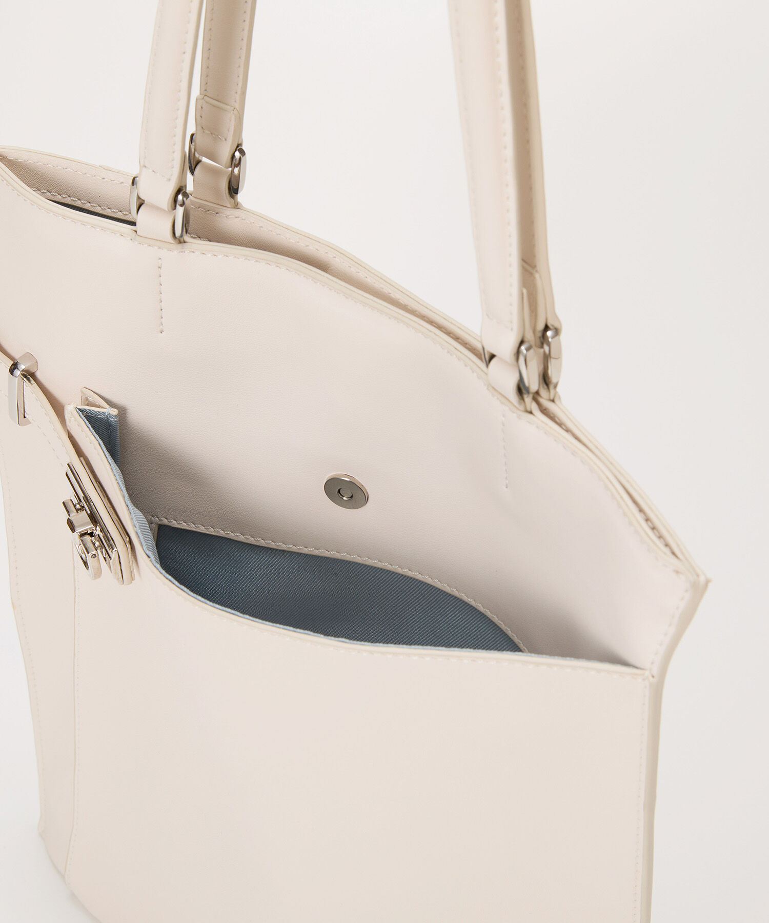 TOPKAPI BREATH「【TREASURE TOPKAPI】ベルトデザイン レザー フラット トートバッグ A4対応」|トートバッグ|