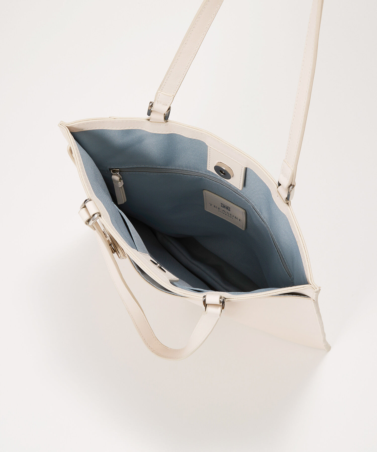 TOPKAPI BREATH「【TREASURE TOPKAPI】ベルトデザイン レザー フラット トートバッグ A4対応」|トートバッグ|