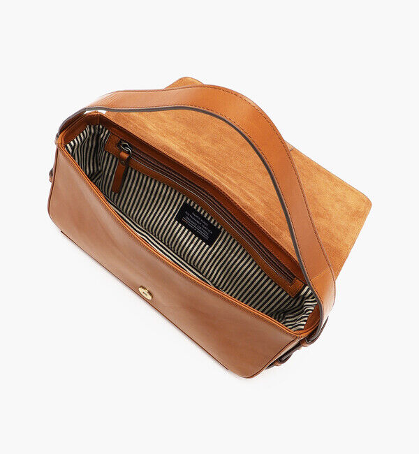 O MY BAG「【オーマイバッグ】ジーナ ロンゲット/コニャック/ショルダーバッグ メンズ レディース」|ショルダー・メッセンジャー|