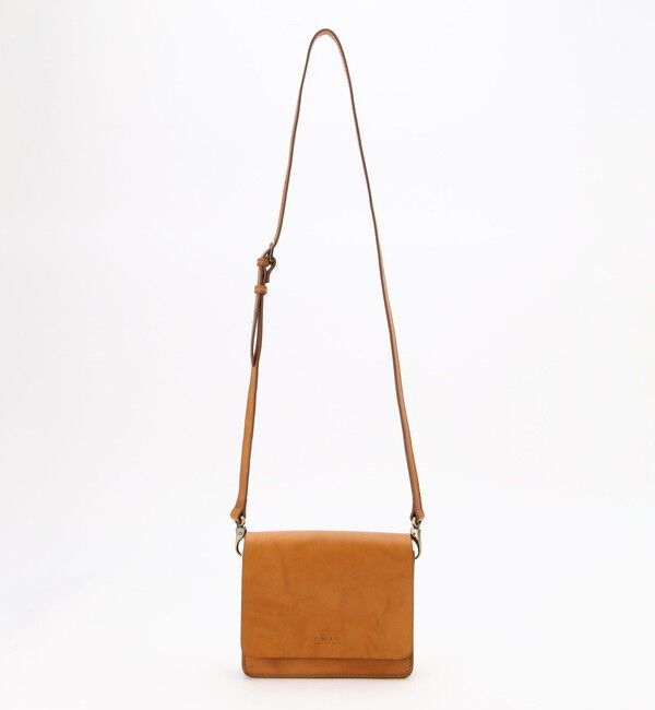 O MY BAG「【オーマイバッグ】オードリーミニ/クラシックコニャック ナチュラルレザー 2ストラップ/ショルダーバッグ」|ショルダー・メッセンジャー|コニャック