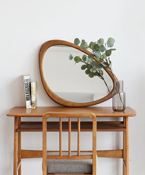  「ヴィンテージテイストのウォールミラー」|ミラー|