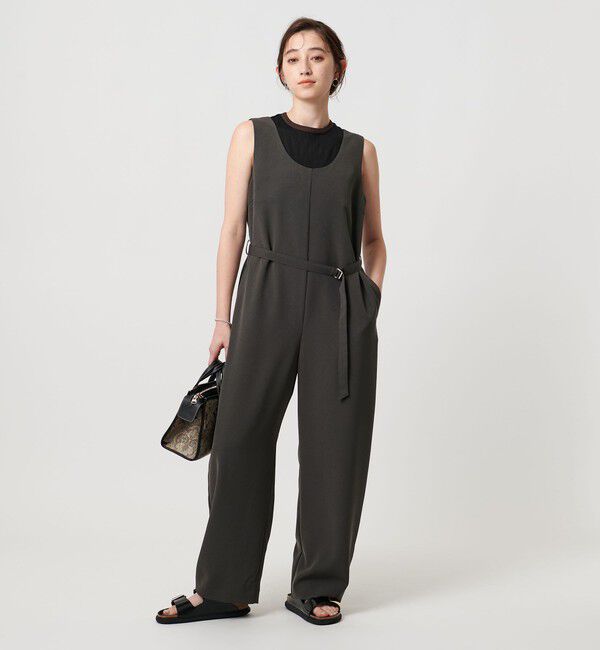 UNITED ARROWS「リブバイカラーパイピング ノースリーブカットソー」|Tシャツ・カットソー|