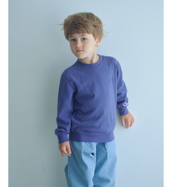 UNITED ARROWS green label relaxing「＜Champion＞クルーネック スウェット / トレーナー / キッズ  110cm-130cm」|スウェット・ジャージ|NAVY